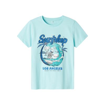 name it Jungen Shirt nkmFETLER Blue Tint