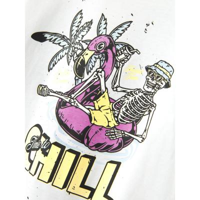 name it Kurzarm Shirt Farbwechsel bei Sonnenschein nkmZASUNO Chill weiß