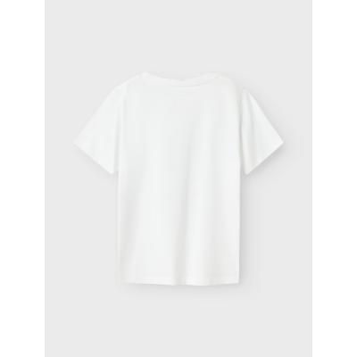 name it Kurzarm Shirt Farbwechsel bei Sonnenschein nkmZASUNO Chill weiß