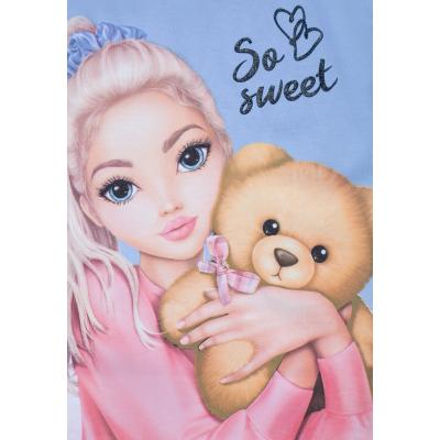 Top Model Kurzarm T-Shirt mit Candy *So sweet mit Teddy 75043 in hellblau