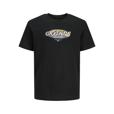 Jack&Jones Jungen Kurzarmshirt Shirt jorVARENNA in schwarz