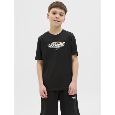 Jack&Jones Jungen Kurzarmshirt Shirt jorVARENNA in schwarz