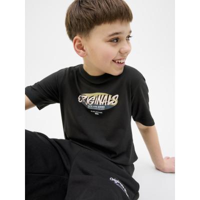 Jack&Jones Jungen Kurzarmshirt Shirt jorVARENNA in schwarz