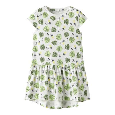 name it Sommerkleid Kurzarm nkfVIGGA Capsl Tropical grün