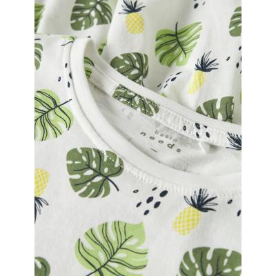 name it Sommerkleid Kurzarm nkfVIGGA Capsl Tropical grün