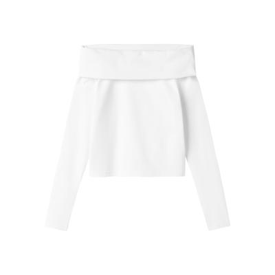 name it Mädchen Top Schulterfrei nlfNOVE in weiß