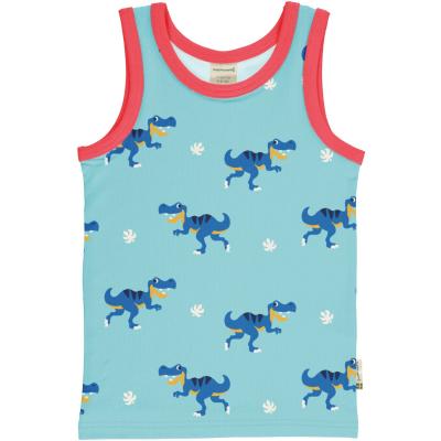 maxomorra Tank Top / Unterhemd mit Dinos Tanktop DINO hellblau