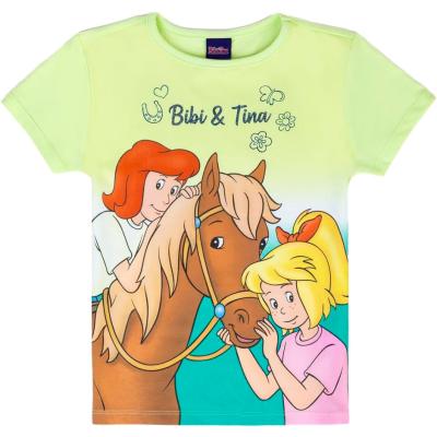 Bibi & Tina Kurzarm T-Shirt 82423 in grün