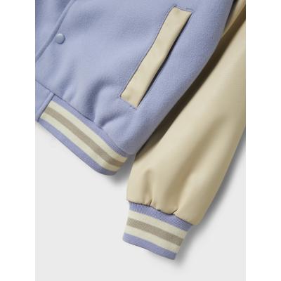 name it Mädchen College Bomber Jacke Baseballjacke nkfMIKADO in lila