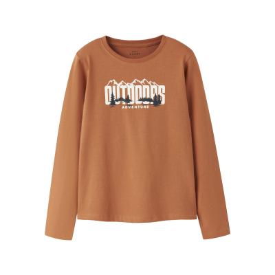 name it Jungen Langarm Shirt nkmVUX Leaf/Outdoor