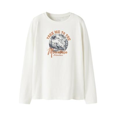 name it Jungen Langarm Shirt nkmVUX Cloud / Mountain