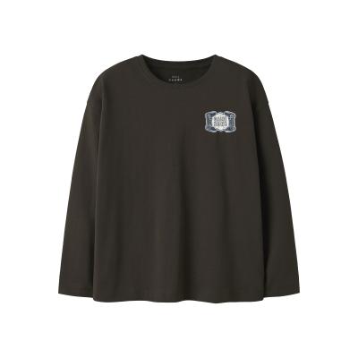 name it Langarm Shirt nkmVICTOR Game Zone in braun