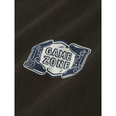 name it Langarm Shirt nkmVICTOR Game Zone in braun