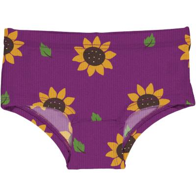 maxomorra Mädchen Unterhose Sonnenblumen Briefs Hipster Sunflower 25