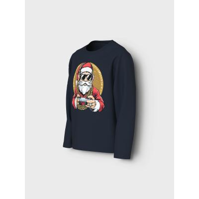name it Kinder Langarm Shirt nkmVOSMAS Gaming Santa Claus