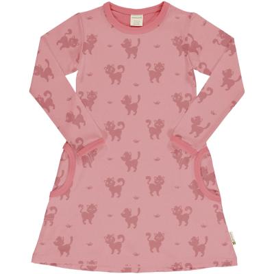 maxomorra Langarmkleid mit Katzen Dress Mono Cat
