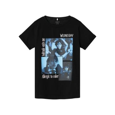 name it T-Shirt Wednesday schwarz