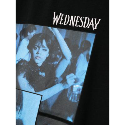 name it T-Shirt Wednesday schwarz