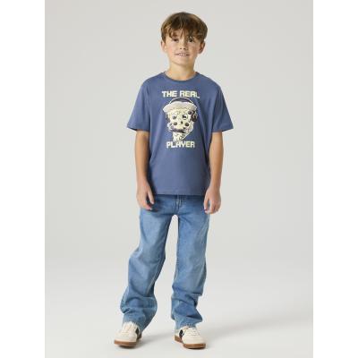 name it Jungen Kurzarm Shirt nkmVICTOR Pizza Game