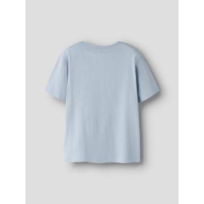 name it Jungen Kurzarm Shirt nkmVICTOR Blue Fog / Pizza Cont