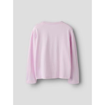 name it Langarmshirt mit Wende Wechsel Wisch Pailletten Pferd in rosa