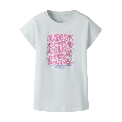 name it Sommer T-Shirt Nkfviolet ancient water