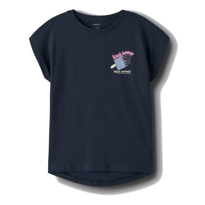 name it Sommer T-Shirt Nkfviolet Navy Blazer