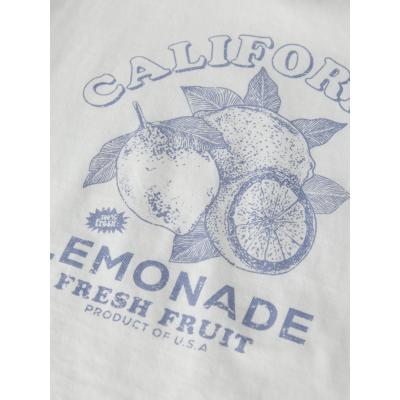 name it Mädchen T- Shirt kurzarm mit Fransen Valone Cloud Dancer