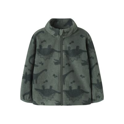name it grüne Fleecejacke mit Dino nmnSpektra