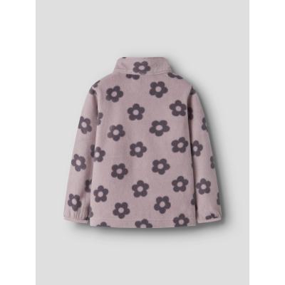 name it Mädchen Fleecejacke mit Blumen in rosa nmnSpektra