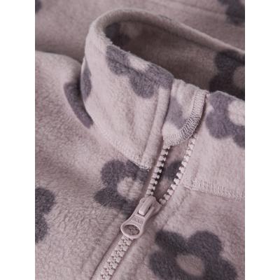 name it Mädchen Fleecejacke mit Blumen in rosa nmnSpektra
