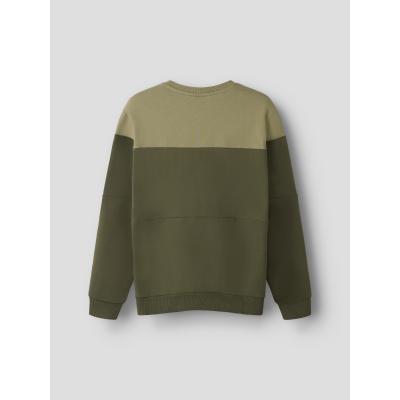 name it Jungen Sweatshirt nkmVEMIL Olive Night