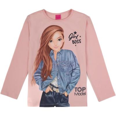 Top Model Langarmshirt mit Hayden 75040 in rosa