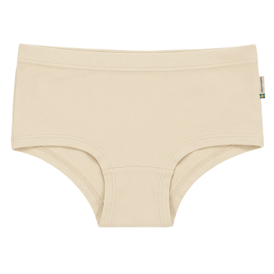 maxomorra Mädchen Unterhose einfarbig Briefs Hipsters Solid Creme