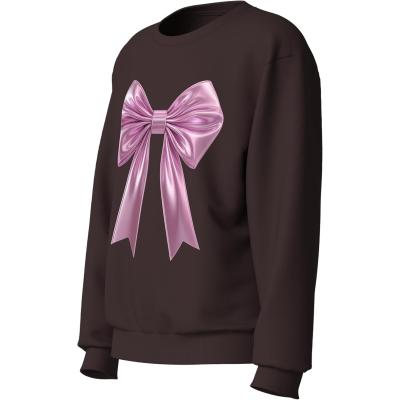 name it Mädchen Sweatshirt mit Schleife nkfVOTEA Shiny Bow