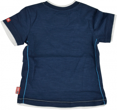 Kanz T-Shirt in dunkelblau Worldwide Voyager Gr. 80