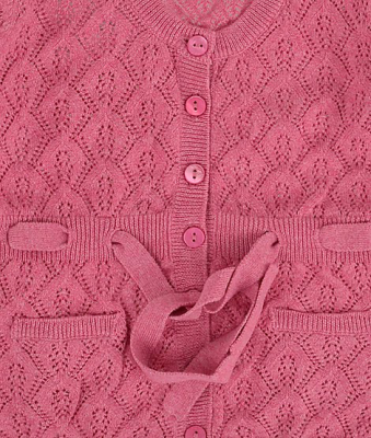 Kanz festliche rosane Strickjacke 1513257 Gr.98