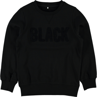 name it warmes Jungen Sweatshirt nitCOLOR Black 122/128