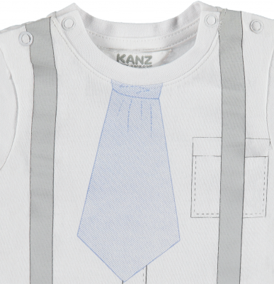 Kanz festliches T-Shirt mit Krawatten Party Days 1712953