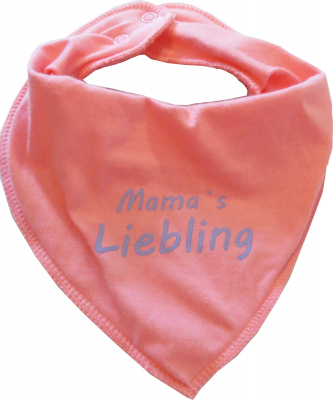 Dreieckstuch Mamas Liebling Baby Schal rosa