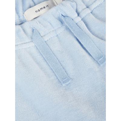 name it Baby Velour Hose nbmREMAN hellblau