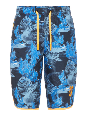 name it Jungen Badehose Surf Shorts nkmZAMAN Blau Gr. 134