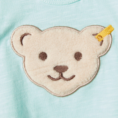 Steiff T-Shirt mit Plüsch Bär 3401 Blue Light Gr. 62