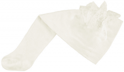 name it festliche Rüschchen Strumpfhose Ecru Gr. 50/56