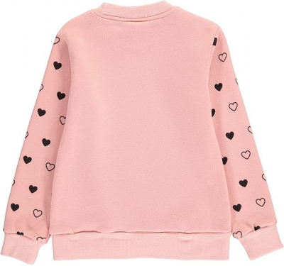 Topo Mädchen Sweatshirt mit Herzchen 670690 Rosa Gr. 140
