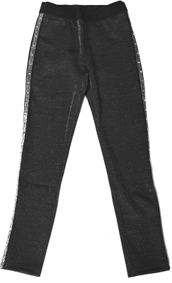 Topo Leggings für die Übergangszeit Glitzer NietenLeiste