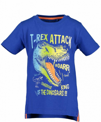 BLUE SEVEN Kurzarm Shirt Dinosaurier blau