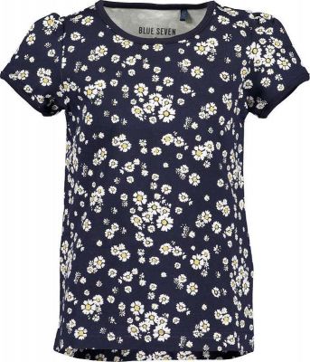BLUE SEVEN Kurzarm Shirt Gänseblümchen 702214  Dark
