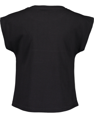Blue Seven Mädchen Oversize Shirt Locker geschnitten Move Schwarz