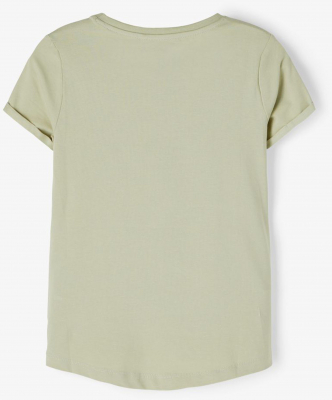 name it Mädchen Sommer T-Shirt nkfVIX Green Gr. 122/128
